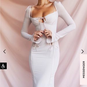 House of CB Ophelia dusty pink dress